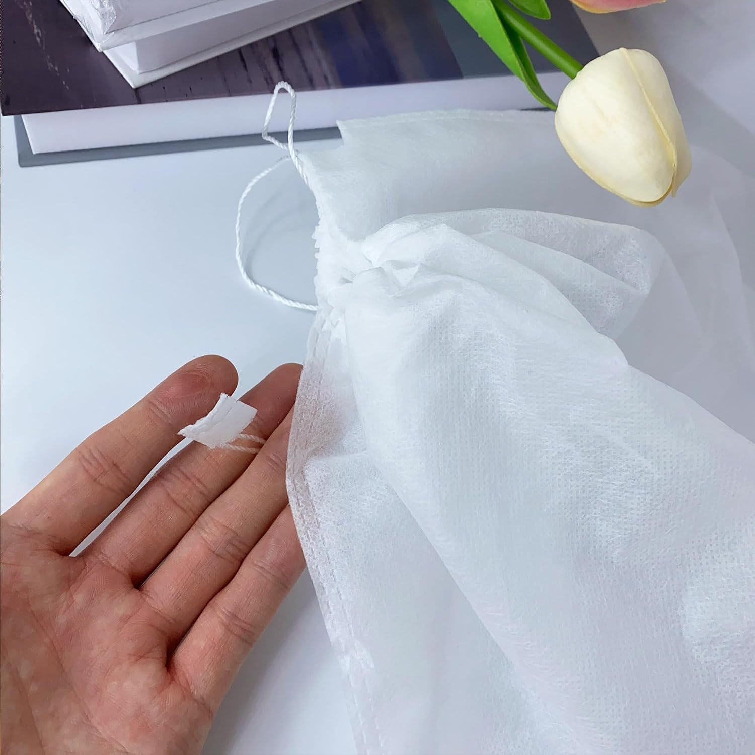 10pcs Dust Bags for Handbags - Purse Dust Protector with Rope for Storage Non-Woven Handbag Travel Organizer, 16 * 19inch