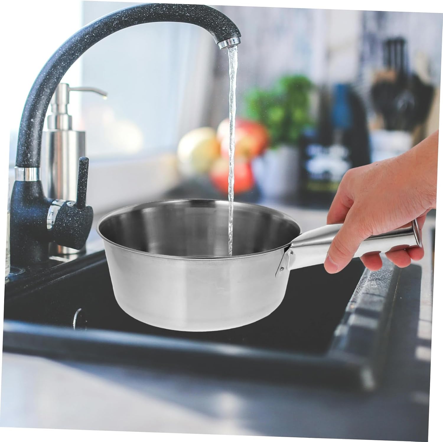 Thickened Stainless Steel Water Ladle Soup Spoon Large Serving Spoon Kitchen Utensils Easy Clean Sturdy Scoop