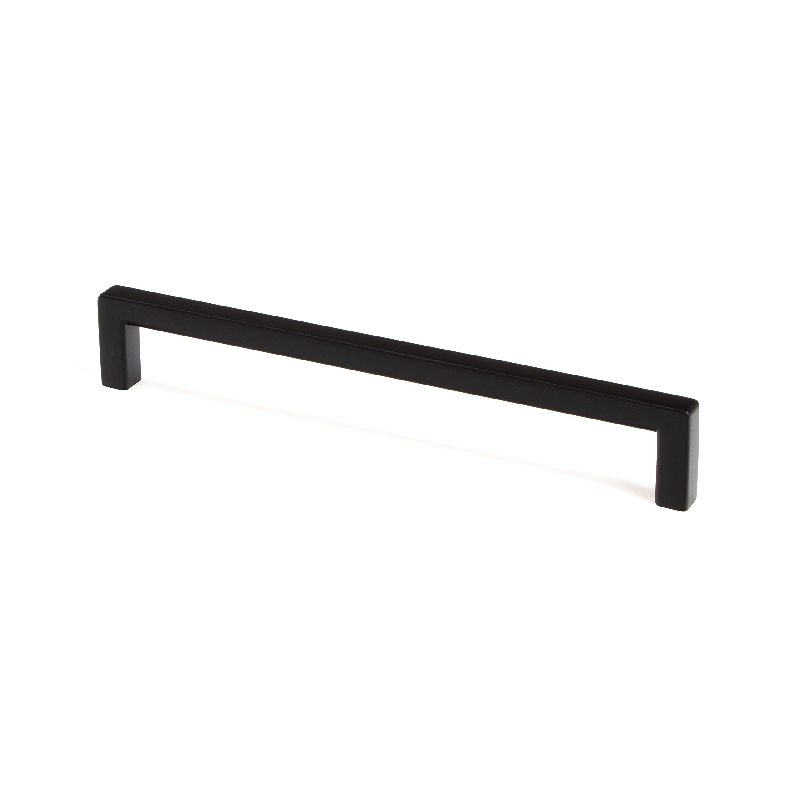 Gedotec Black Matte Furniture Handle Made Of Solid Metal, Pack Of 5 Handles For Kitchen Cabinets Including Mounting Material, Sido Furniture Handles, Black With La: 192 Mm, Door Handles For Cupboards, Cupboard