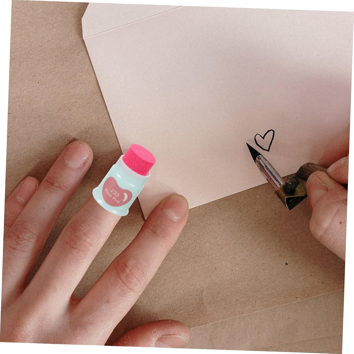 6pcs Finger Painting Colorful Washable Ink Pads for Palm Painting to Use for Crafting and Scrapbooking Activities