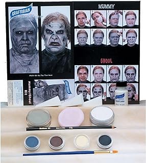 Graftobian Professional Mummy/Ghoul Complete Make-up Kit with Instructions