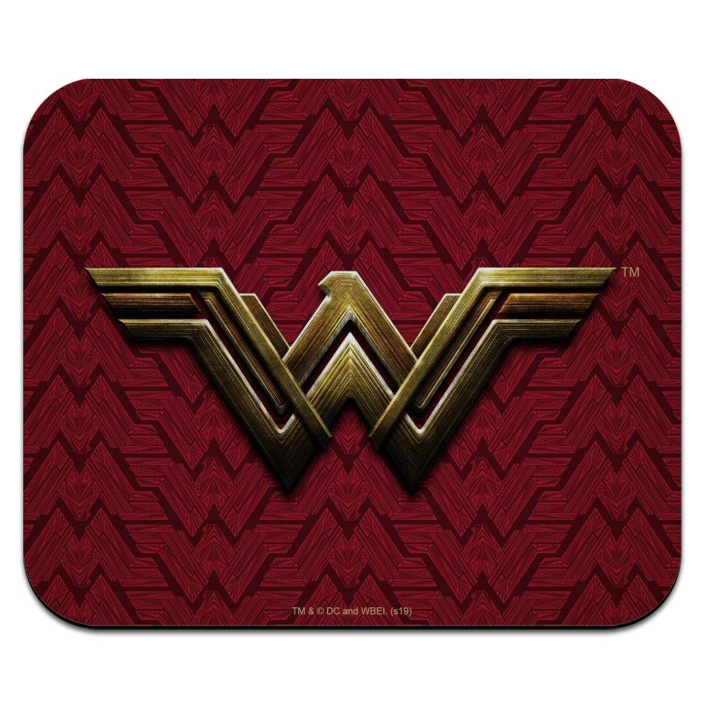 GRAPHICS & MORE Justice League Movie Wonder Woman Logo Low Profile Thin Mouse Pad Mousepad