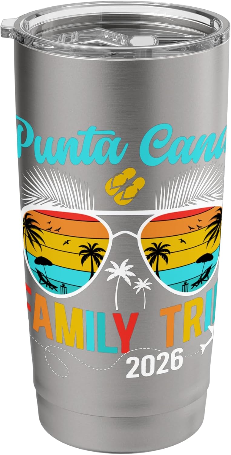 Punta Cana Family Trip 2026 Punta Cana Family Vacation Stainless Steel Insulated Tumbler