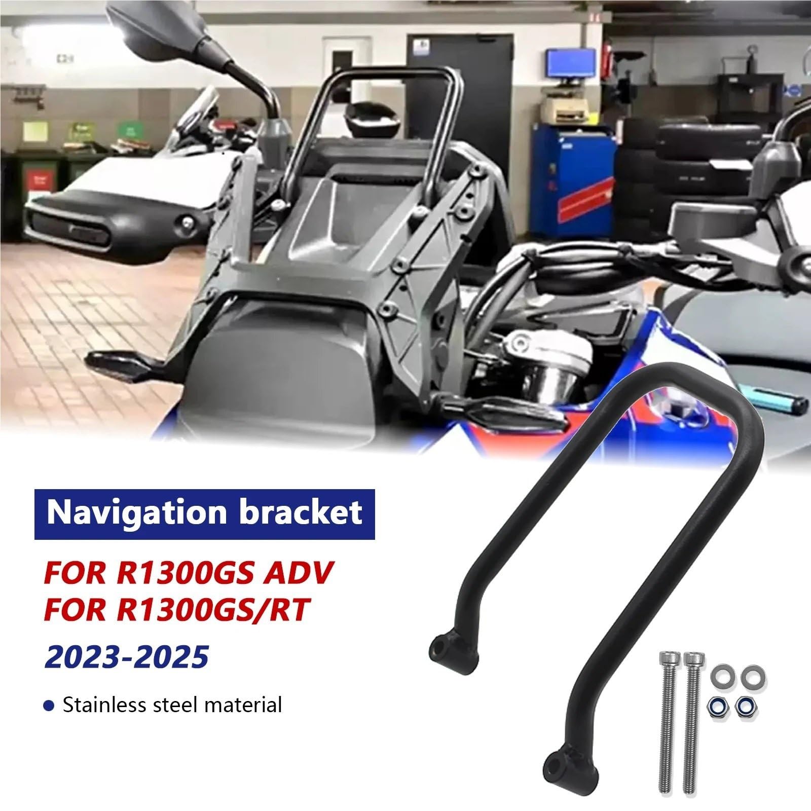 Akcesoria motocyklowe Uchwyt na telefon komórkowy Uchwyt na nawigację GPS Pasuje do R1300GS ADV R1300 GS RT 2023-2025 Uchwyt do nawigacji GPS