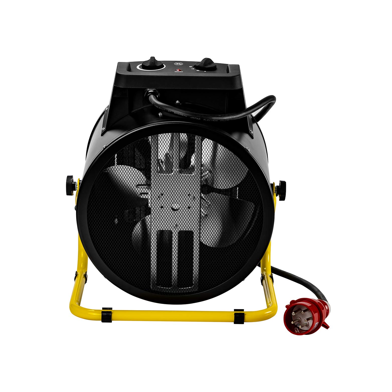 Nervy Termoventilatore Professionale in Ceramica Industriale da Lavoro Termostato Regolabile Aria Calda e Fredda IPX4 (9000 Watt)