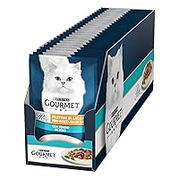 Purina Gourmet Perle Filettini in Salsa Cibo Umido per Gatti con Tonno