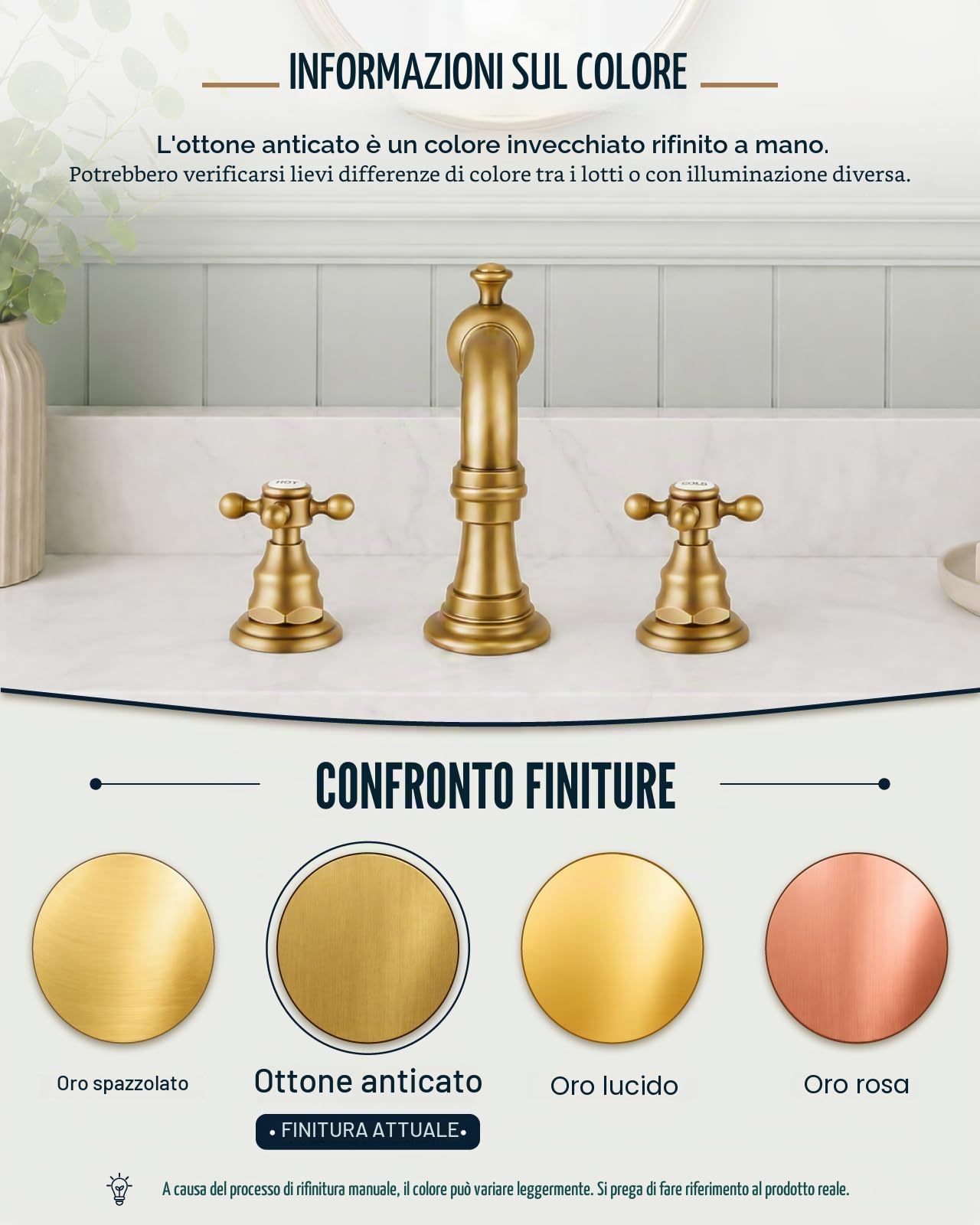 Rubinetto per lavabo da bagno diffuso manopole a doppia croce in ottone antico 3 fori miscelatore rubinetto montaggio sul ponte con scarico pop-up