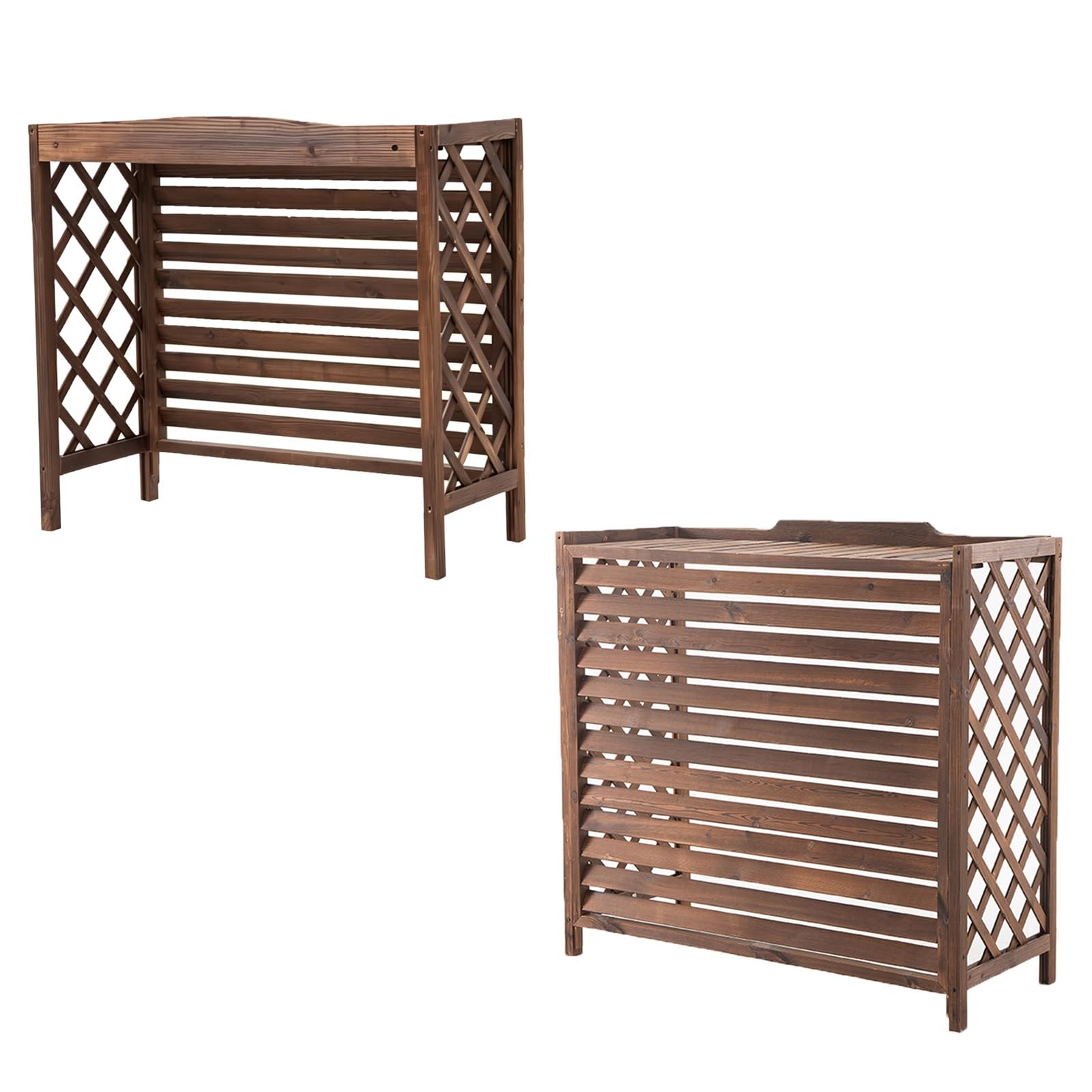 Cache-climatiseur extérieur solide 96x40x89cm pour masquer vos appareils
