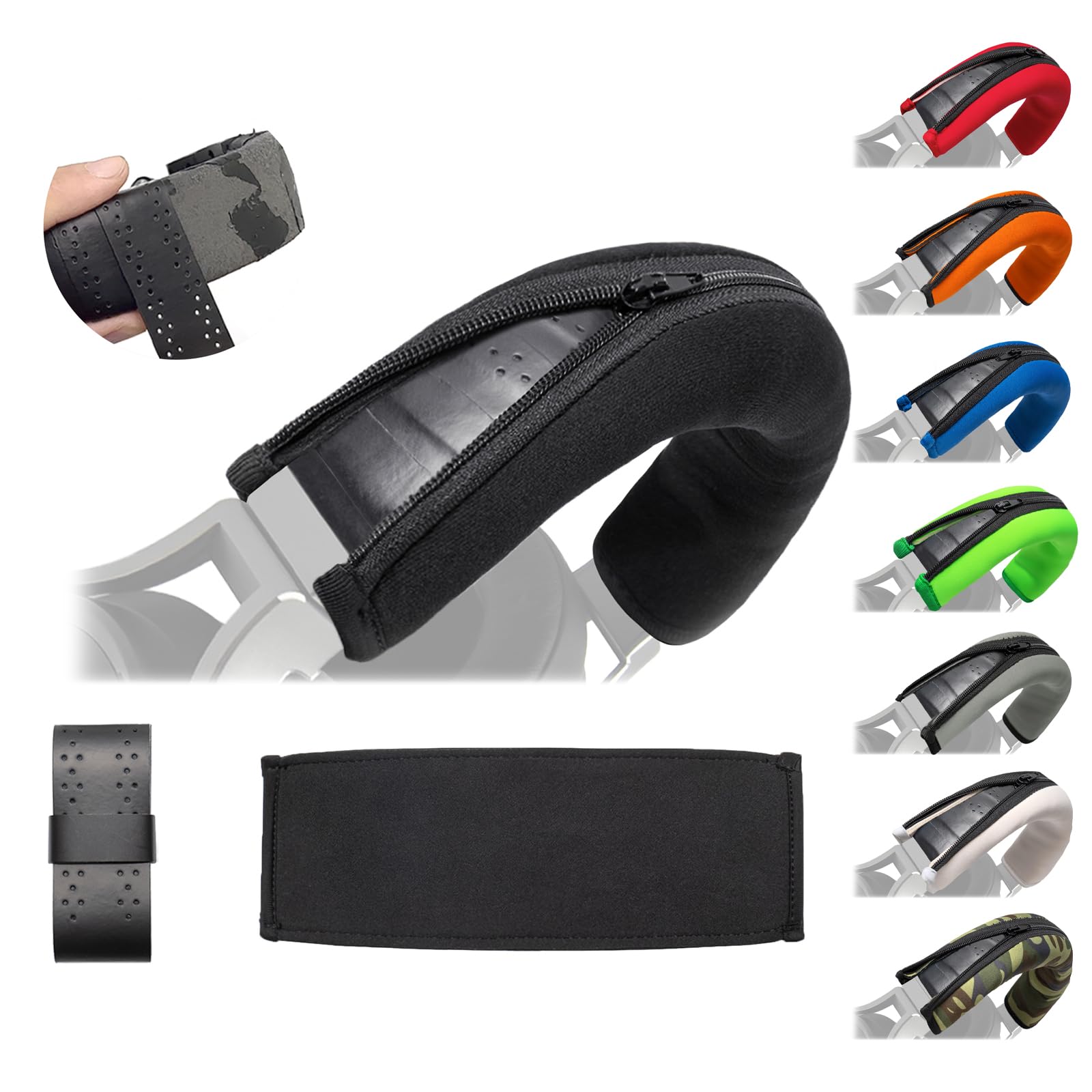 Voarmaks Headphone Headband Cover Cushion Compatible with Corsair Virtuoso, Virtuoso RGB, Virtuoso Wireless,HS50 Pro, HS60 Pro, HS70 Pro, Void Series,