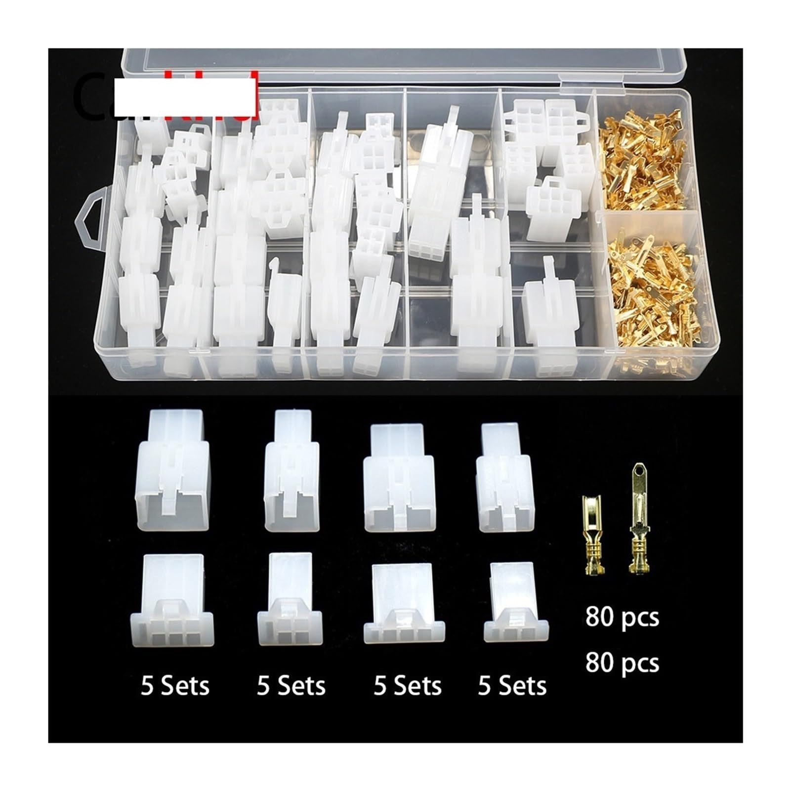 200/240 PCs Auto Motorradboot elektrisch 2,8 mm 2 3 4 6 Stift Drahtanschluss Stecker fester Haken männliche weibliche Klemmen 2.8 Stecker (Color : 4P 250PCS 7041A)