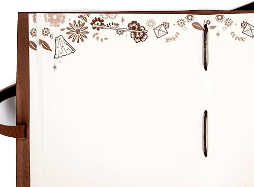 Miniatura 7 de CON*QUEST Conquest Journals Harry Potter Deathly Hallows Diario envuelto en cuero, 5 x 7 pulgadas, cuero vegano, cubierta en relieve, 240 páginas