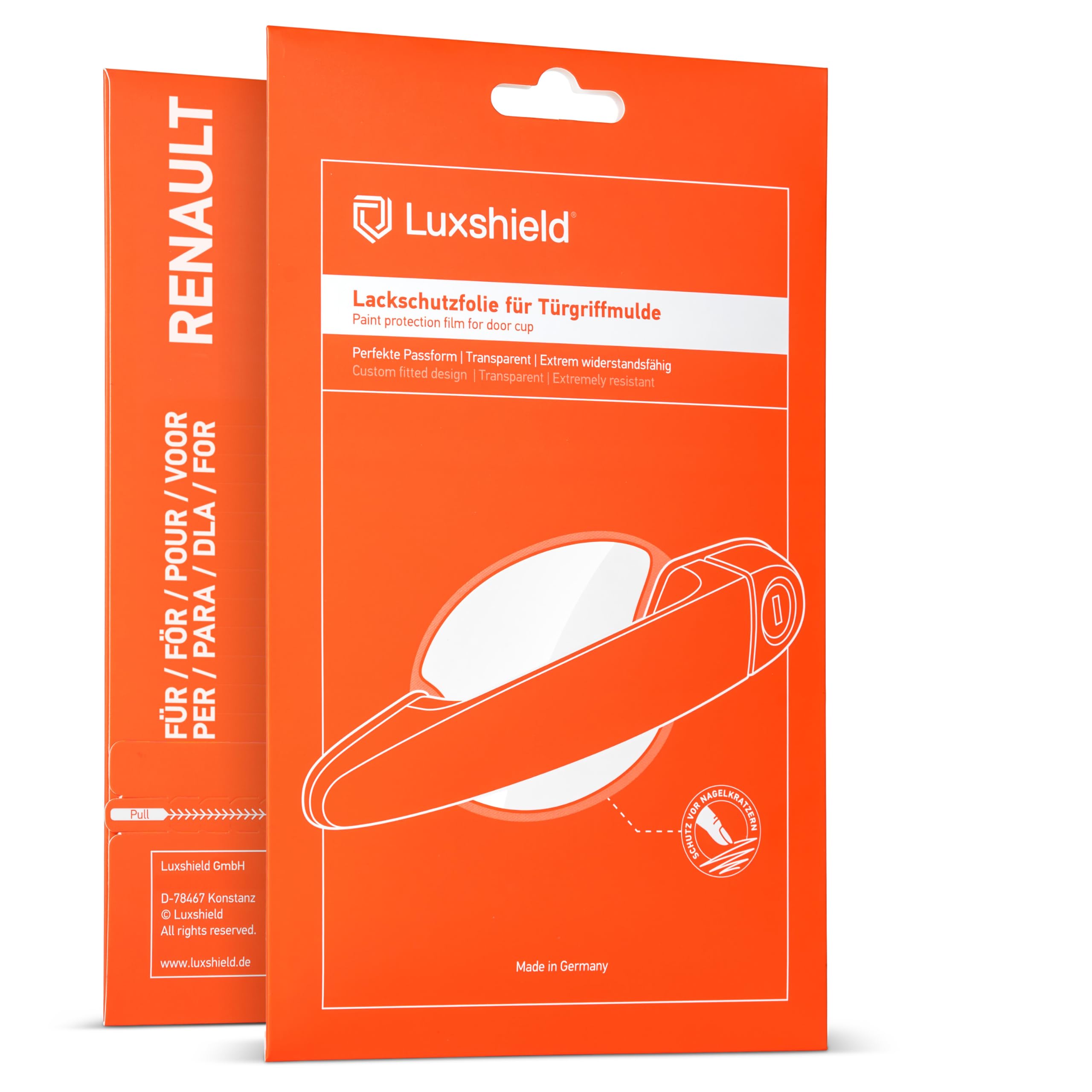 Luxshield laaddrempel beschermingsfolie voor Renault Symbioz I 2024-2025 - bumperbescherming, krasbescherming, lakbeschermingsfolie - transparant