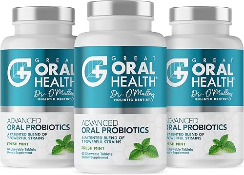 Probióticos orales masticables para la boca, suplemento de tratamiento para el mal aliento, tableta de cuidado bucal con BLIS K12 M18, libro