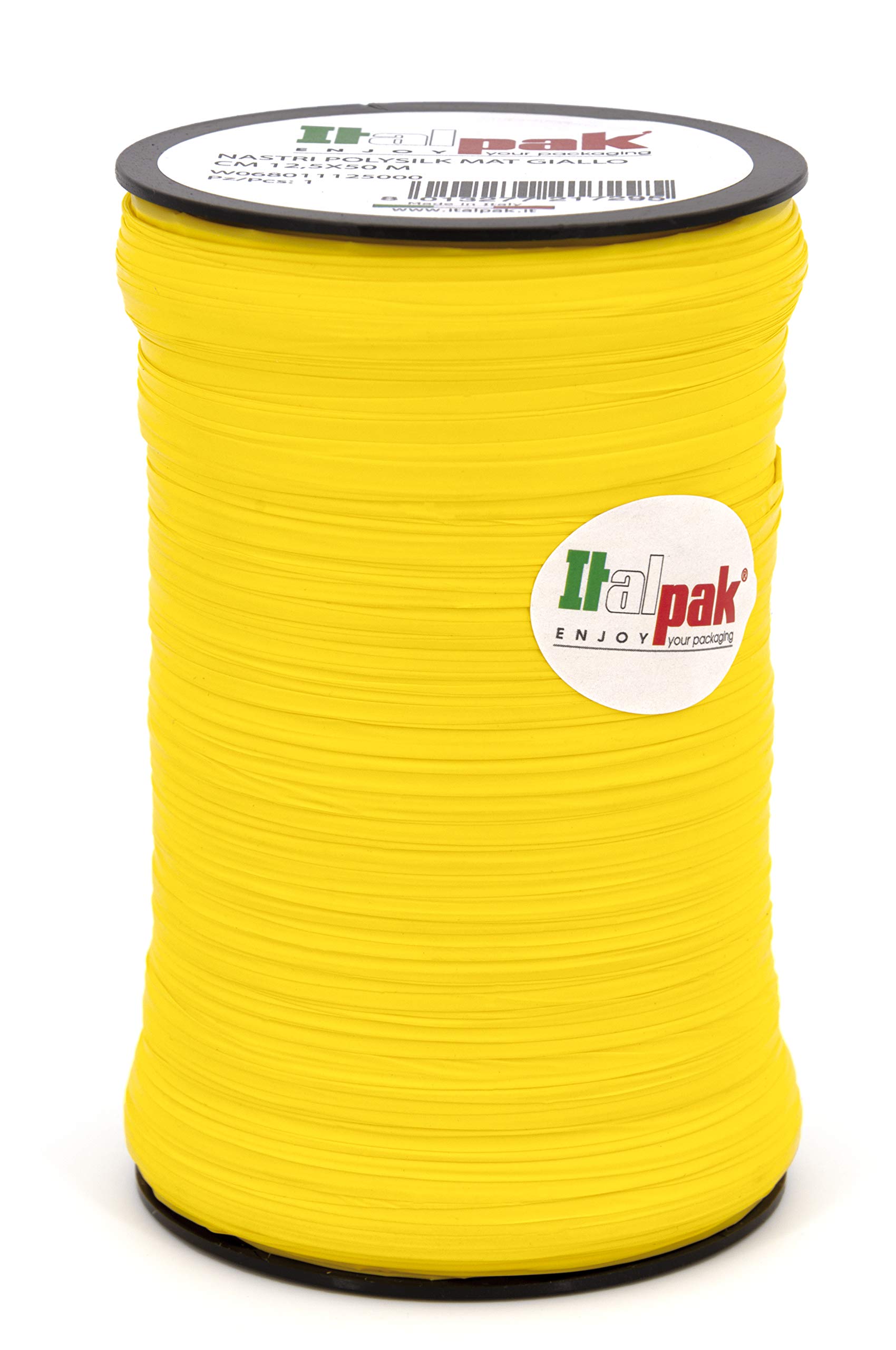 Nastro Regalo Polysilk Italpak - 12.5cm X 50m Giallo Per Pacchi - Foto 10