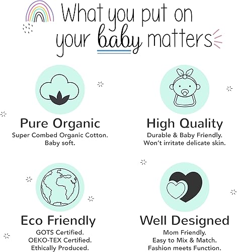 Miniatura 2 de Baby-boys - Body de manga larga de algodón orgánico puro, paquete de 3, NegroAzulGris