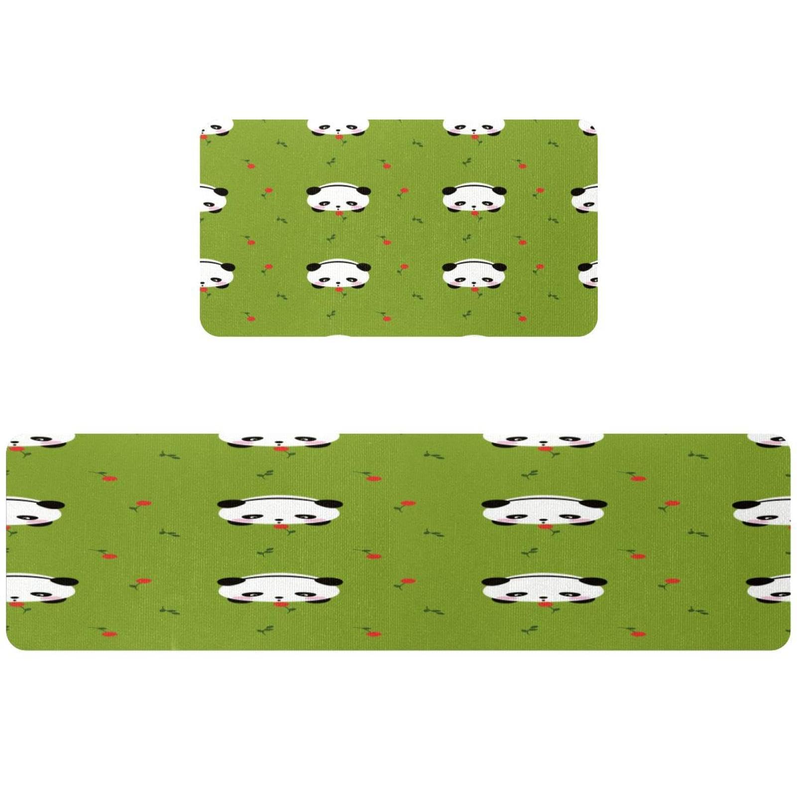 Tapete de cocina absorbente VAPOKF adiós manchas en suelo alfombra lavable 2 piezas