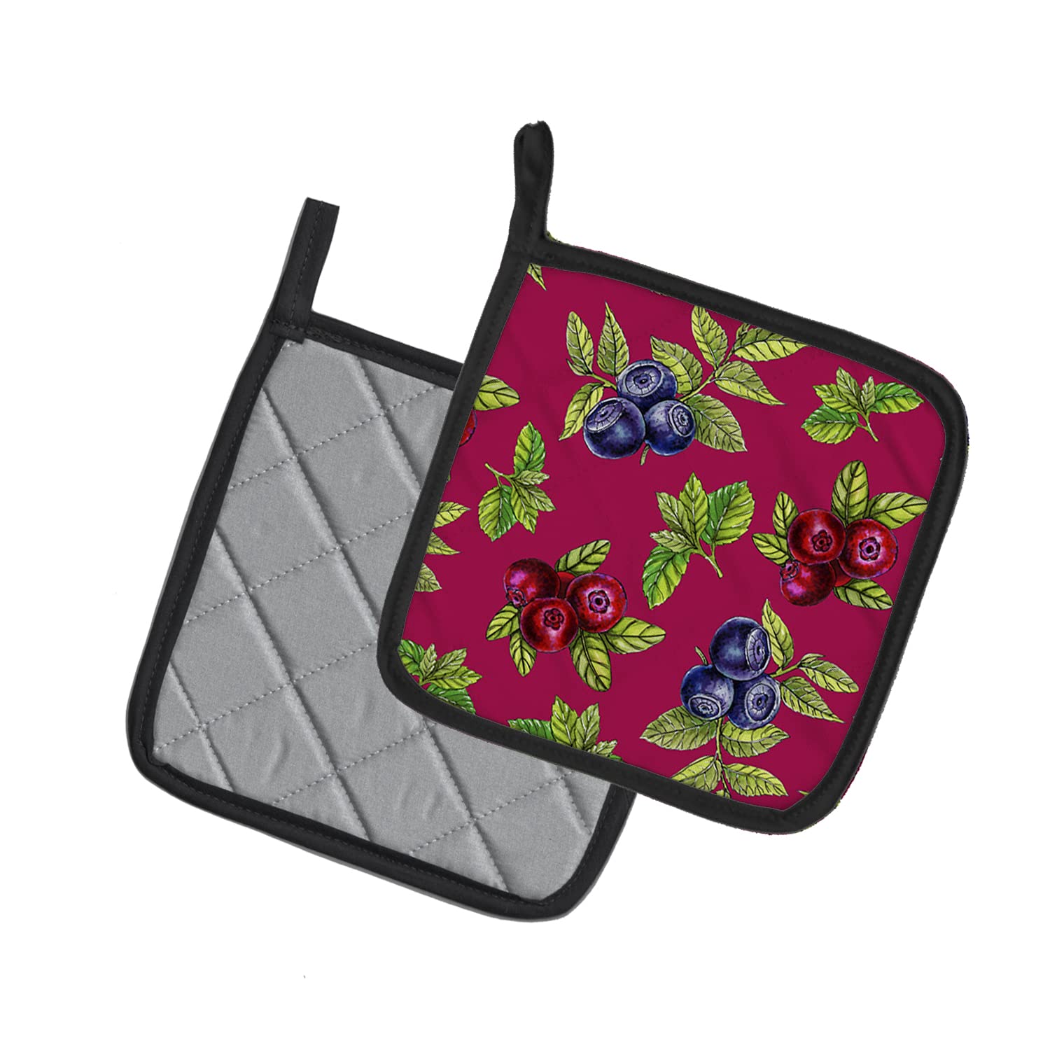 Caroline 's Treasures Beeren Paar Topflappen, 7.5hx7.5 W, multicolor