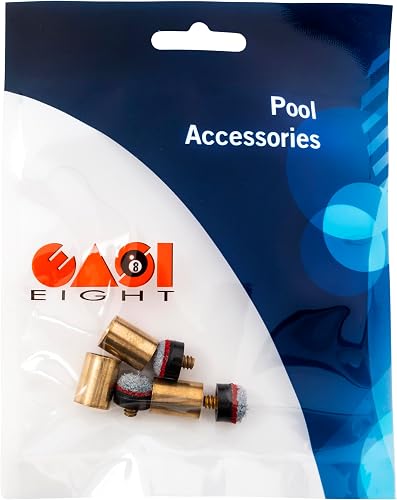 Easi8 Screw on Cue Tips and Brass Ferrules