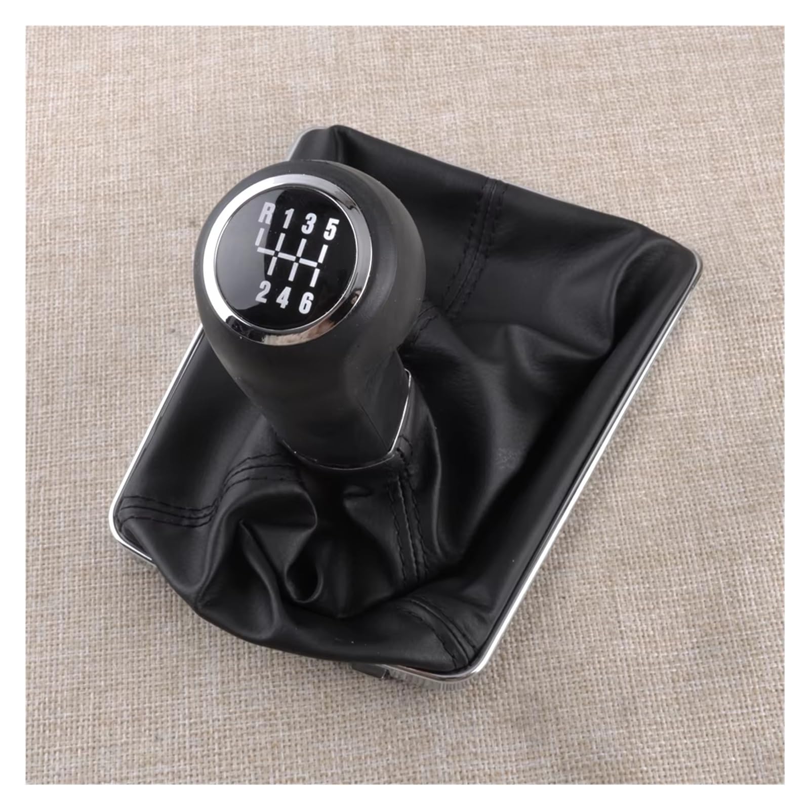 WYLWSHA Shift Gear Knob Cover for Opel for Vauxhall for Adam for M13 for Corsa D S07 2014 6 Speed Manual Gear Shift Knob Lever Stick Gaitor Boot