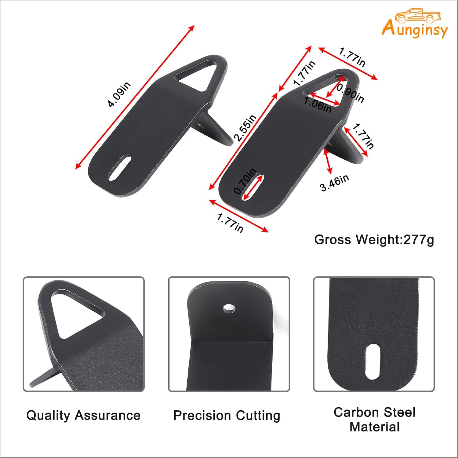 Tailgate Tie Down Anchor Bed Cleat Compatible with Ford Maverick 2022-2026, Heavy Duty Truck Tailgate Bed Tie Down Anchors Rings Trailers Hook Cargo Bolt Pickups Load Anchor Replacement Accessories