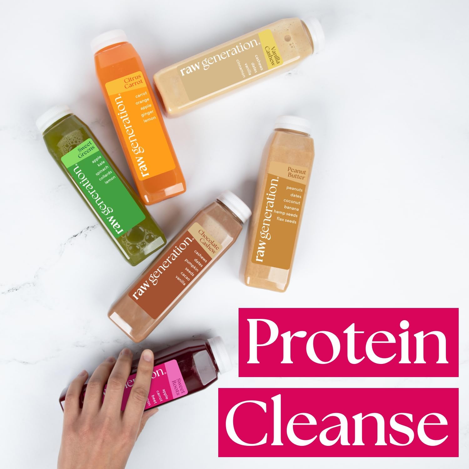 Raw Generation Cleanse for 2 – Cleanse with a Partner for Maximum Results – Two 5-Day Protein Cleanses to Lose Weight, Build Lean Muscle, Reduce Bloating, Increase Energy & Reset Your Diet