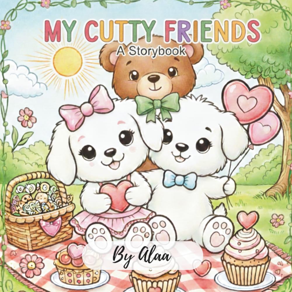 MY CUTTY FRIENDS: Simple & Cute Animal Coloring Book