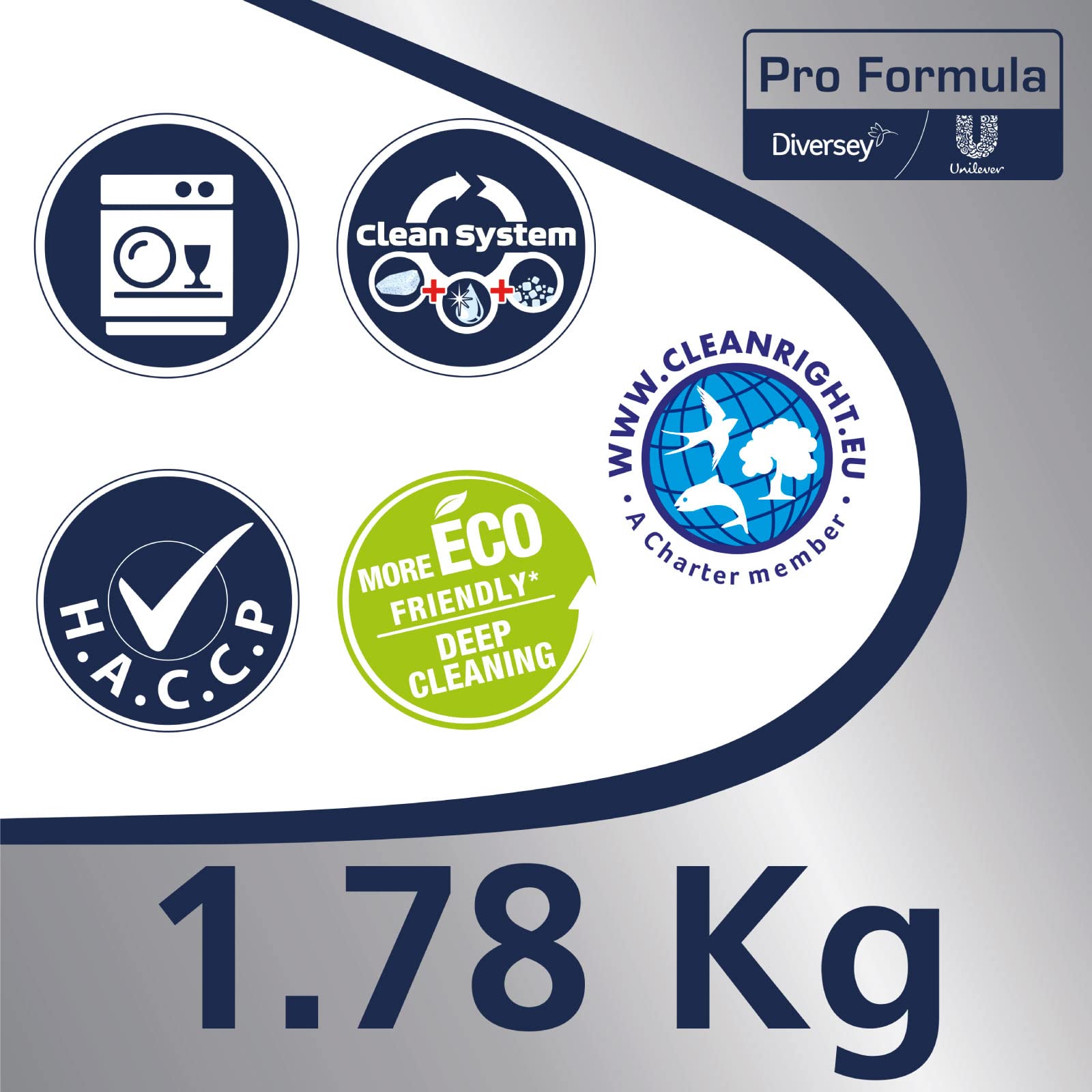 3 x Svelto Professional Detergente clásico en pastillas para lavavajillas Pro Formula Eco Cleaner, 3 paquetes de 188 pestañas cada una