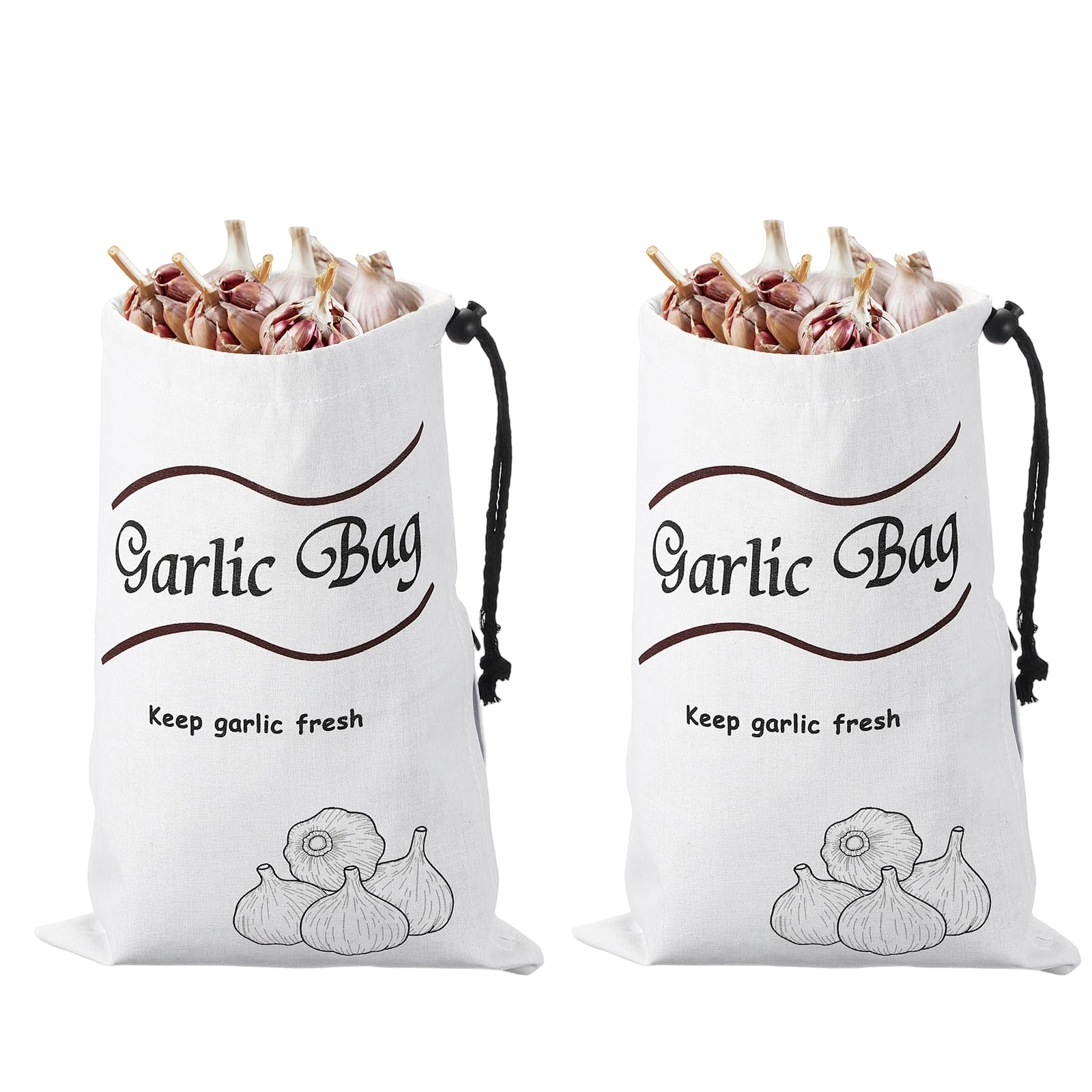 Sac de rangement pour oignons et pommes de terre pour cuisine