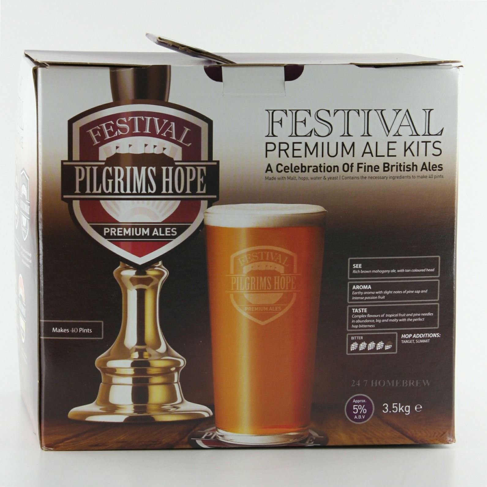Festival Premium Ale Pilgrims Hope Dark Bitter 3.5kg Liquid Malt Extract