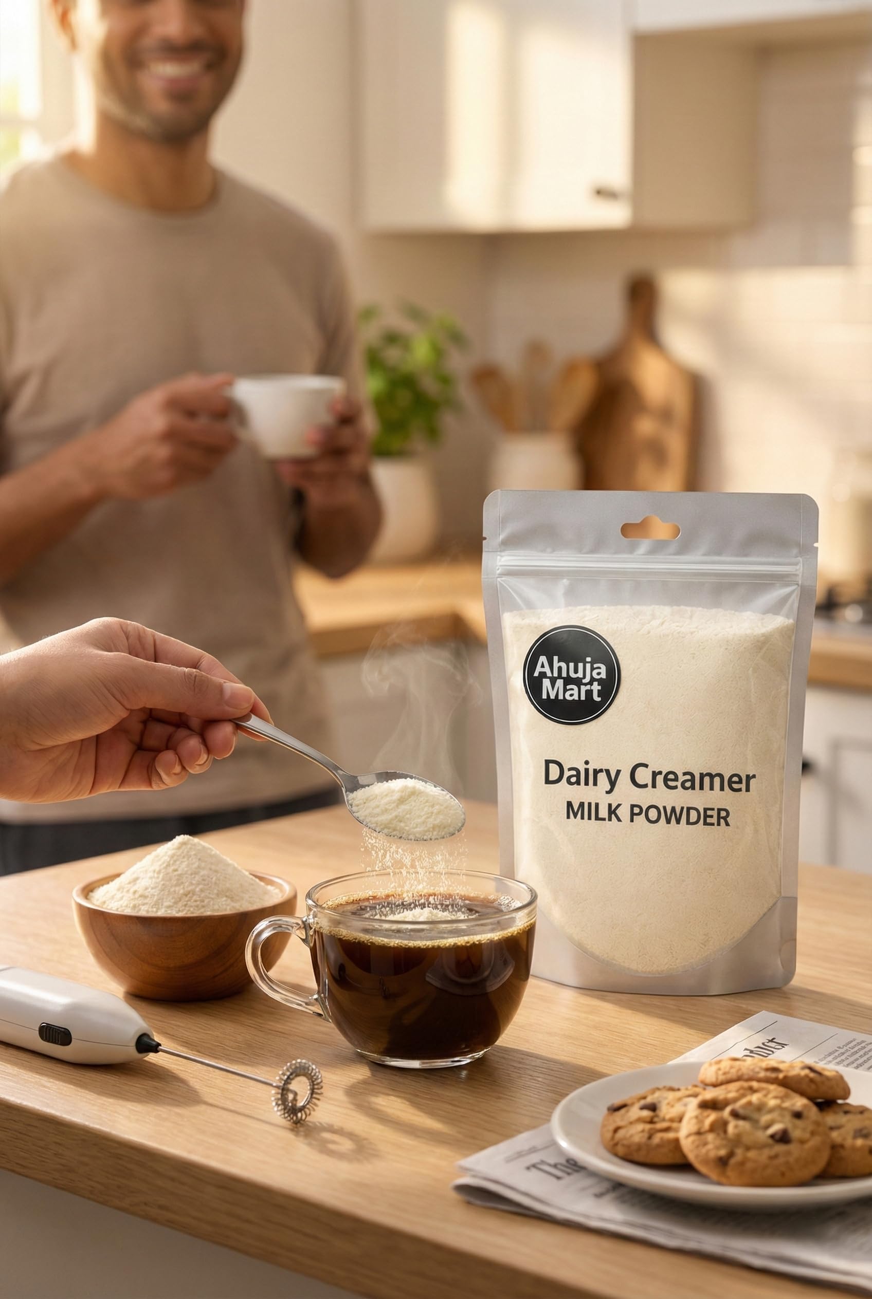 Ahuja Everyday Dairy Creamer Pouch 200G| Everyday Dairy Creamer, Everyday Dairy Whitener, Everyday Dairy Whitener Milk Powder | Rich & Creamy Taste | Premium Instant Milk Powder for Tea, Coffee & Beverages 3