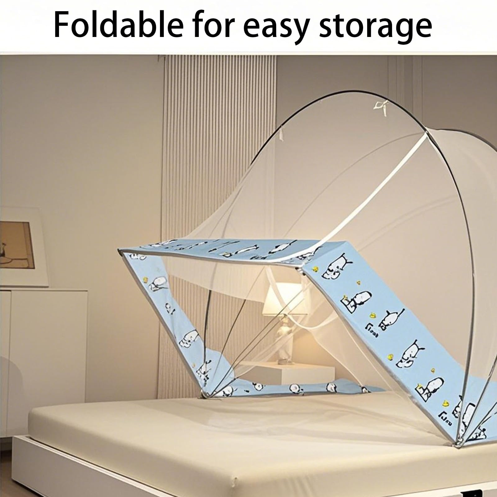 Universal Mosquitera, PortáTil Mosquito Net, Mosquitera, para Cama para Camas Exteriores, Viajar Doble Cama,A,80x190x150cm