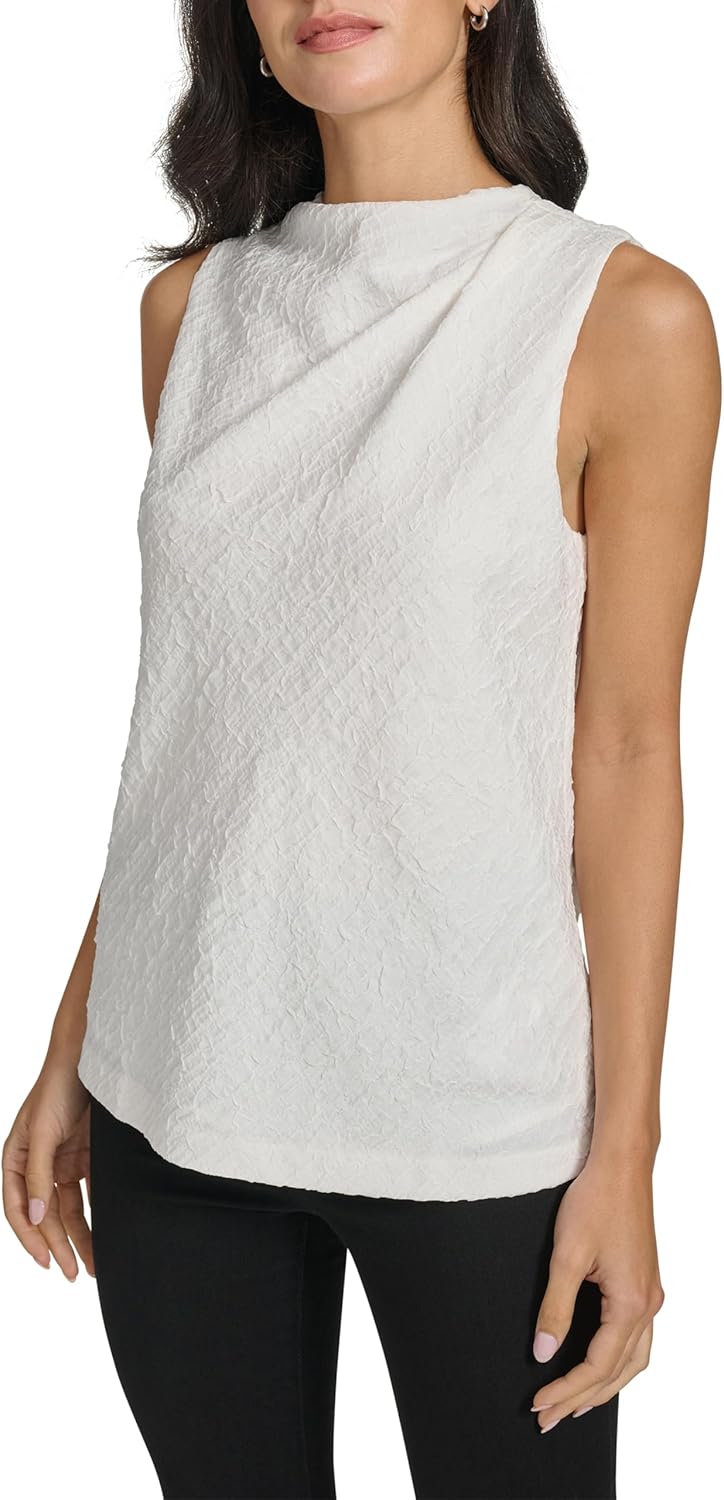 Calvin Klein Womens Sleeveless Blouse