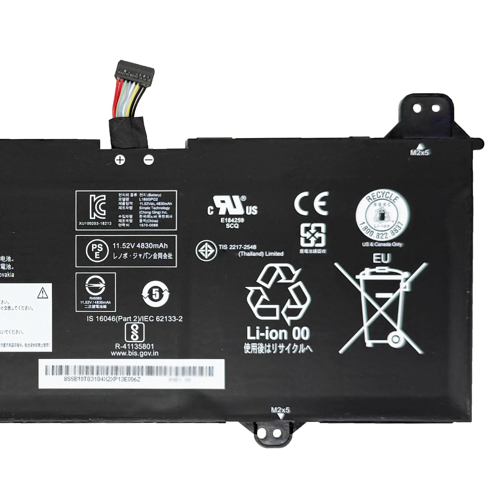 Amazon.com: EPYOBW L18M3PG2 Laptop Battery 57Wh 4955mAh 3-Cell