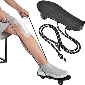 Lamborsafe Knee Glide, Knee Replacement Recovery Aids Kit | Knee Therapy Exercise Strengthening Equipment, ACL PCL MCL Knee Surgery Recovery Aids, for Post Knee Surgery Recovery