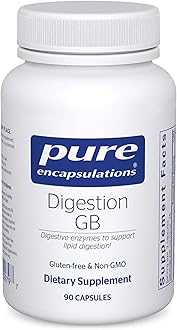 Digestion GB | Digestive Enzyme Supplement to Support Gall Bladder and Digestion of Fat, Carbohydrates, and Protein* | 90 Capsules
