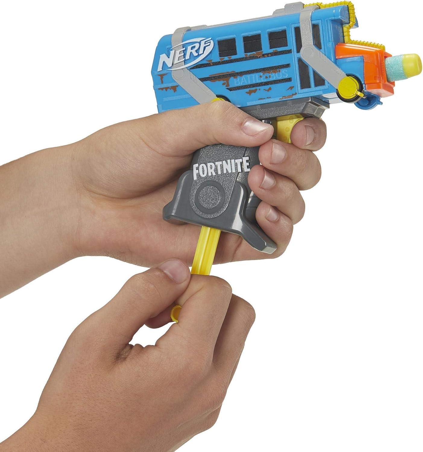 Nerf MicroShots Fortnite Rainbow Smash - Mini Dart-Firing Blaster and 2 Official Elite Darts - for Youth, Teens, Adults - Image 5