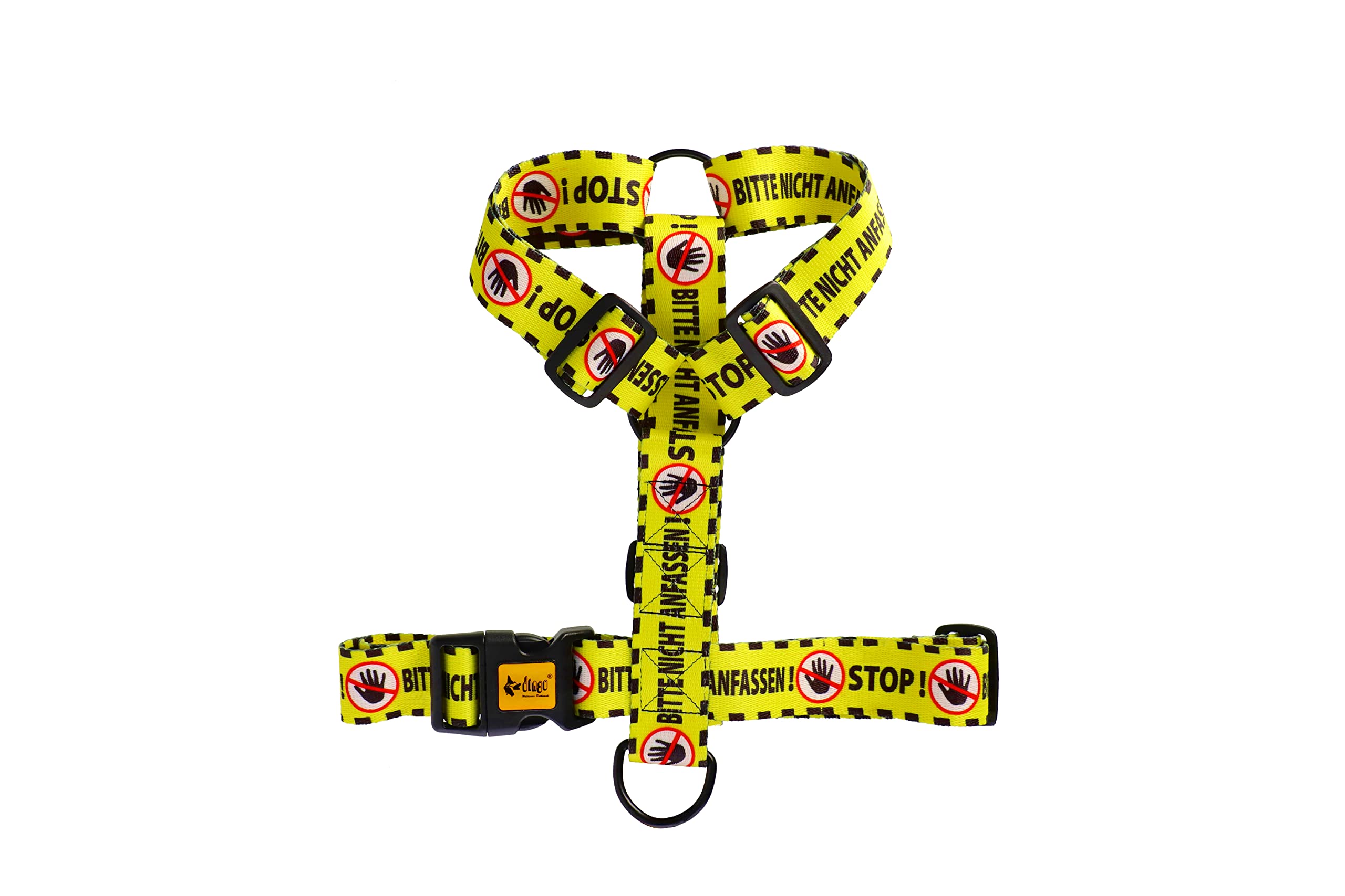 Dingo 95382 - Arnés para perros (4,0 cm, 55-100 cm), color amarillo