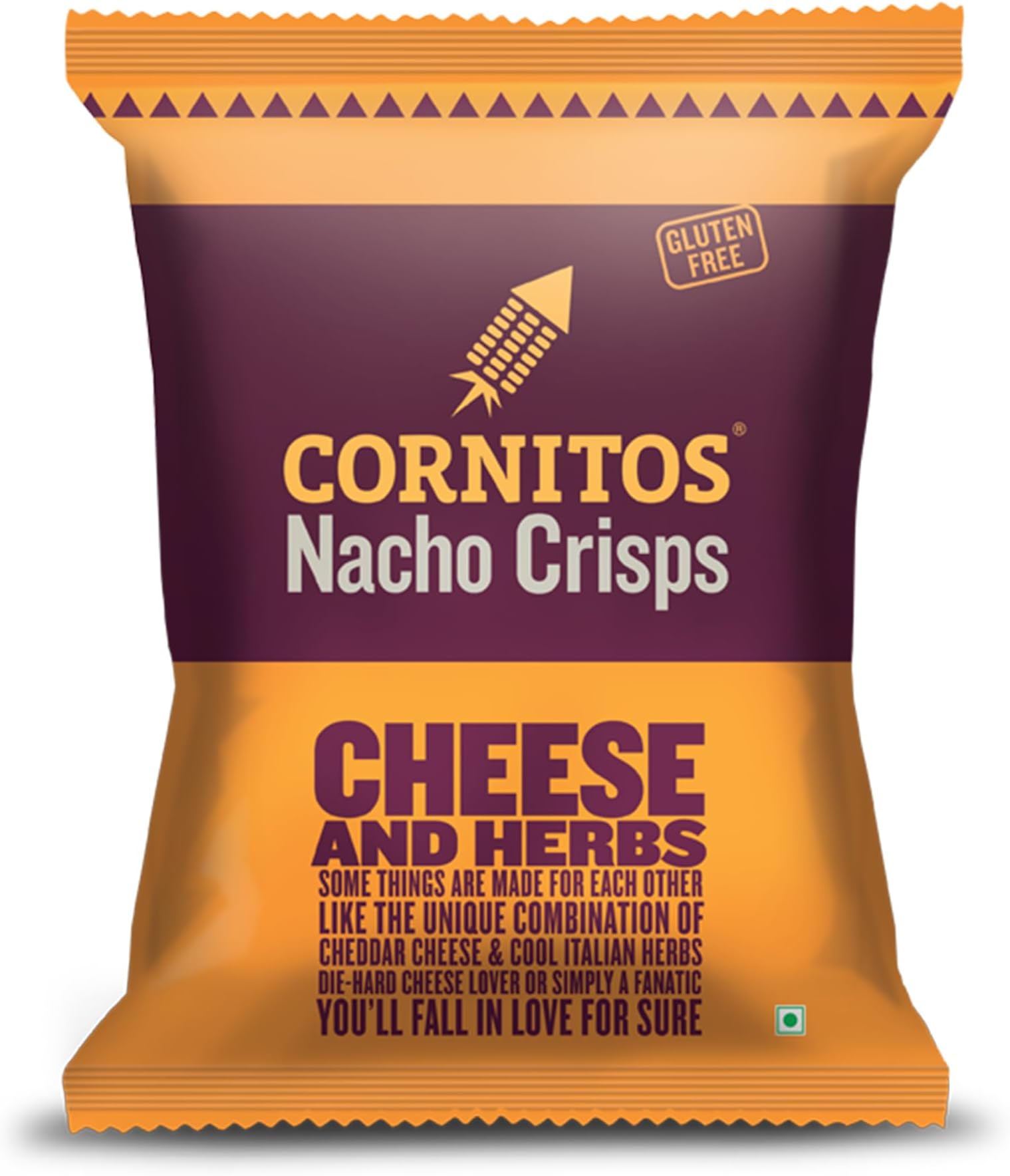 Nacho Crisps Cheese And Herbs, 150 Gm