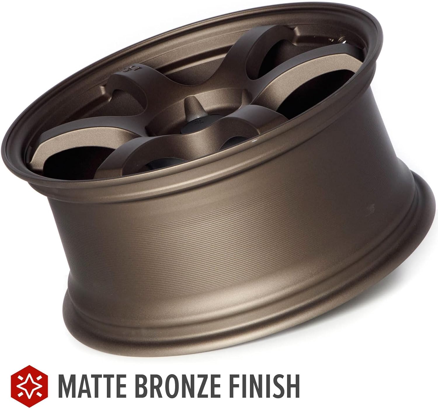 Circuit Performance CSF1 18x8.5 Flat Bronze 5x114.3 [+35mm] 57DR Style Compatible with Honda Accord Civic Toyota Camry etc