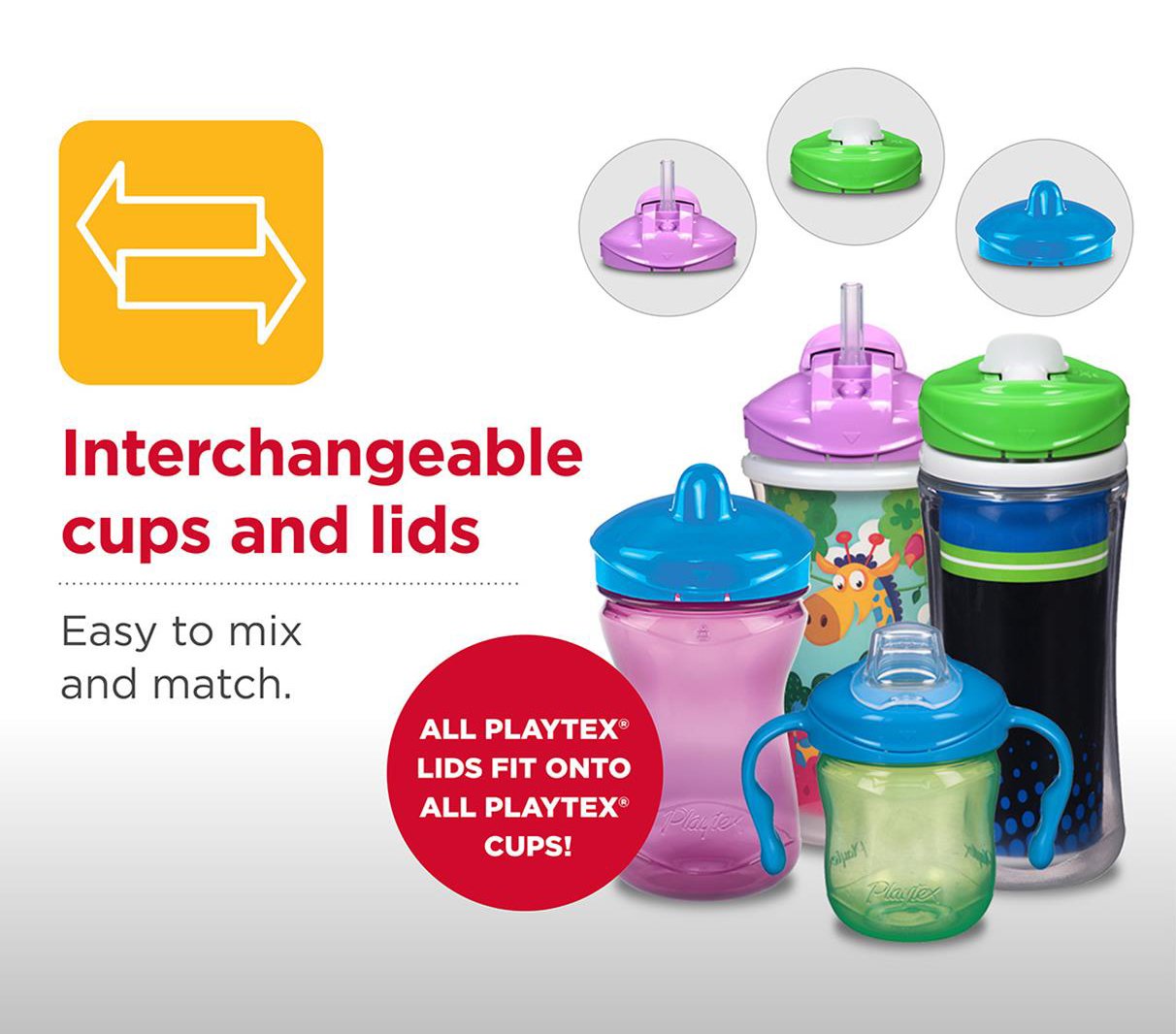 Playtex Sipsters Stage 4 Spill-Proof, Leak-Proof, Break-Proof Insulated Sport Spout Sippy Cup - 12 Ounce - 1 Count (Color May Vary)