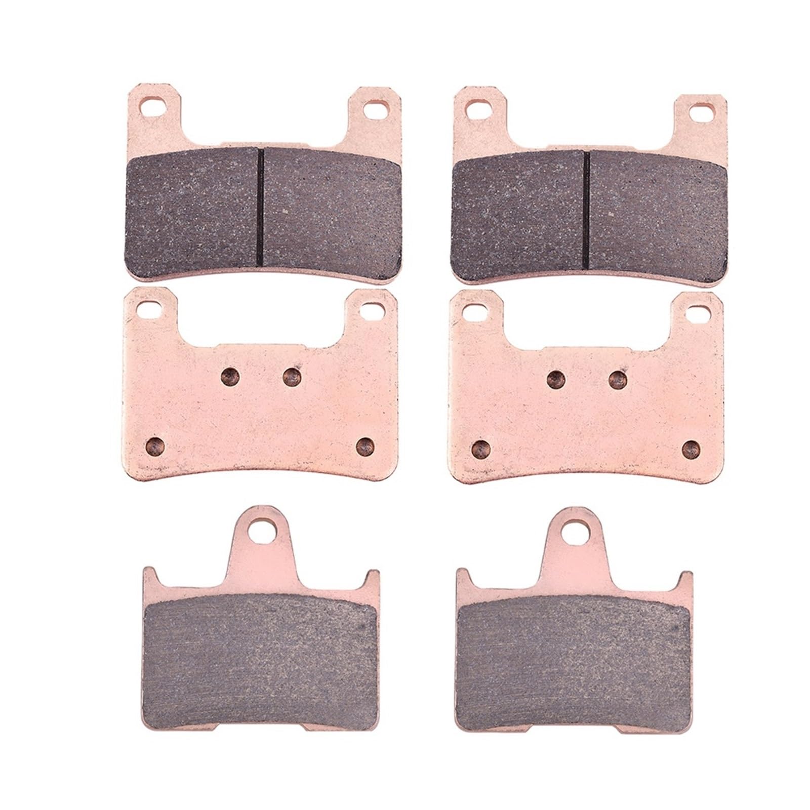 Plaquettes de frein GSXR1000 K5 en céramique frittée cuivre pour un freinage stable