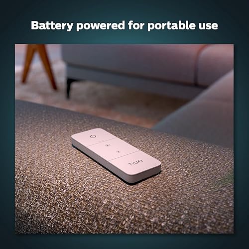 Miniatura 5 de Philips Hue Bombilla inteligente A19 blanca de 75 W, 1100 lúmenes, incluye 2 bombillas e interruptor de atenuación Philips Hue - Requiere Hue Bridge