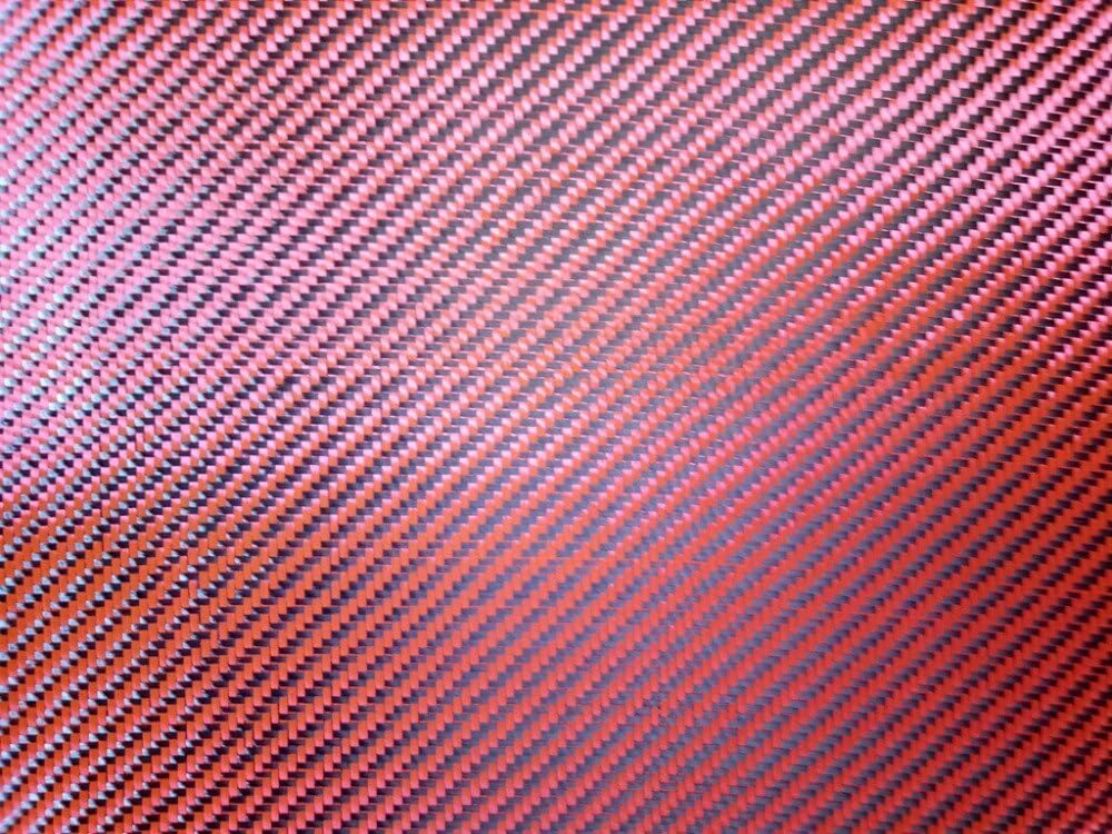 1PC Carbon Aramid Fiber Hybrid Fabric Cloth 50cm Width and 100cm Length Orange Twill Weave 190gsm