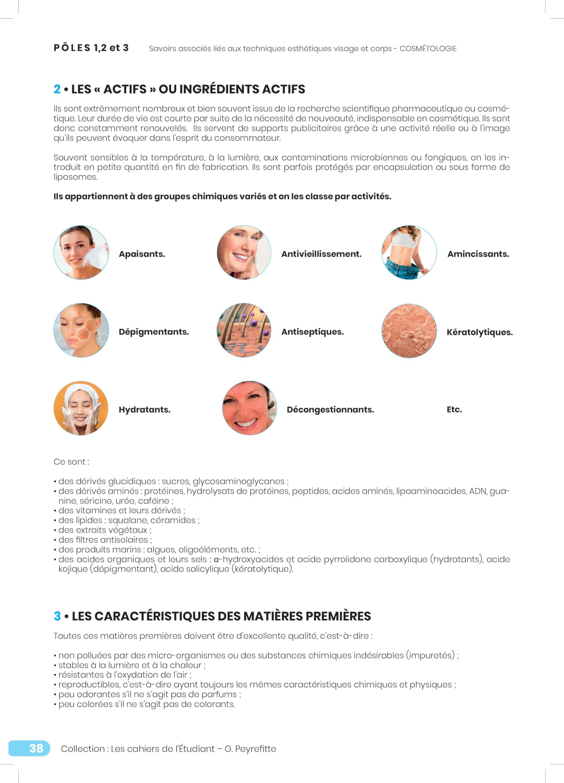 Cahier 5. Produits cosmétiques: Les cahiers de l'étudiant - CAP BP Bac Pro BTS