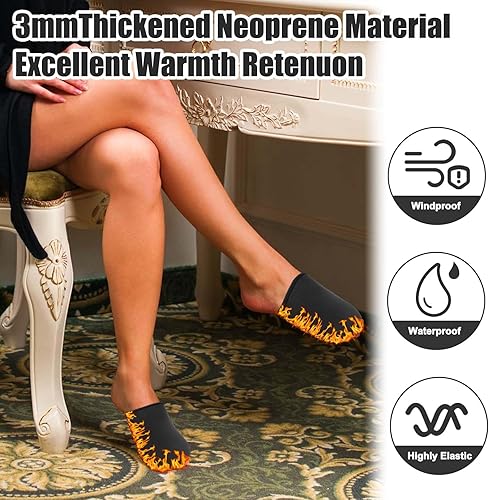 Miniatura 4 de Palksky 1 par de fundas para dedos de baño de hielo, calcetines de neopreno para los dedos, accesorios de bañera de inmersión fría, calentadores de