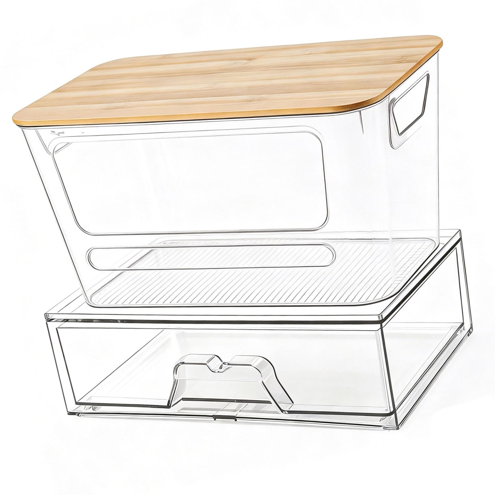 Mekalero Modern Utility Container Ideal for Tidy Placement of Grocery Bags and Fabric Softener Pods Waterproof Storage Container