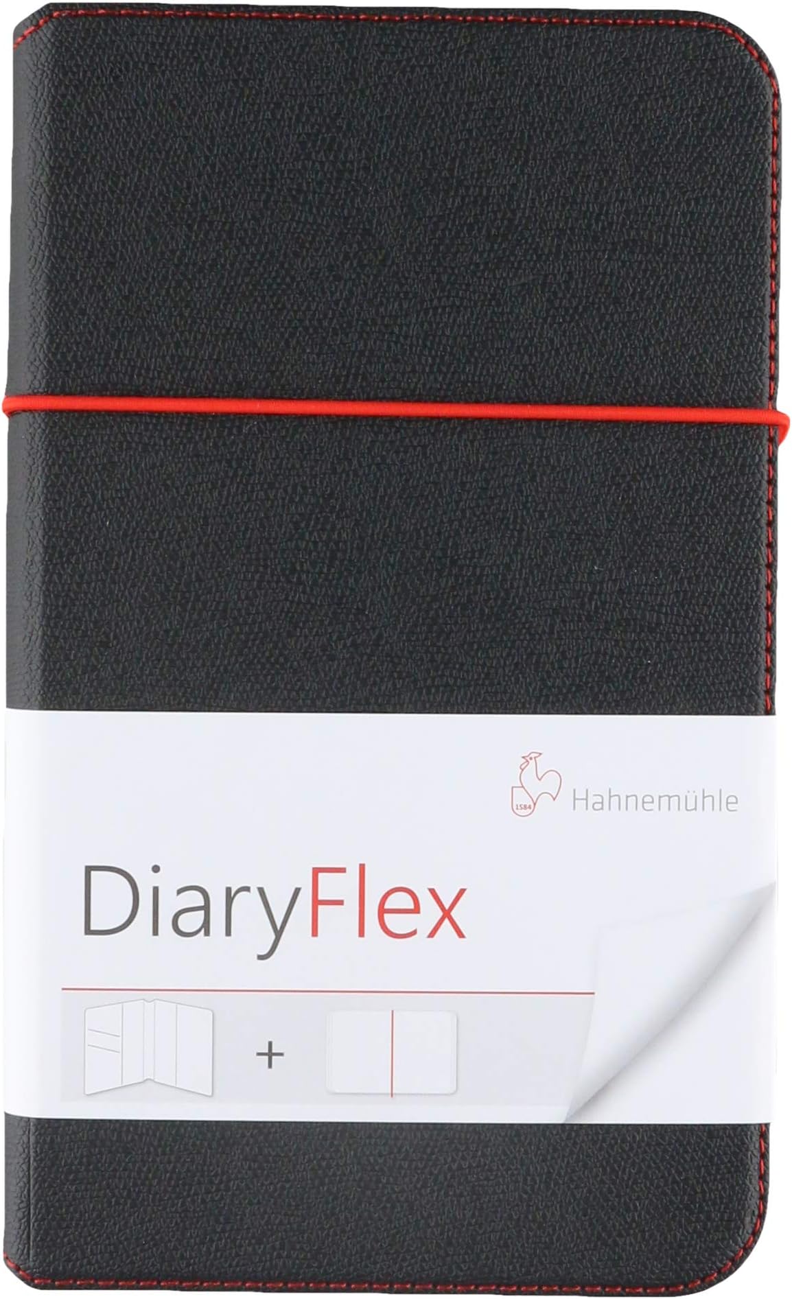 Hahnemuhle DiaryFlex Sketch Book Plain 100gsm 7.5x4.5 inches 80 Sheets/160 Pages,White