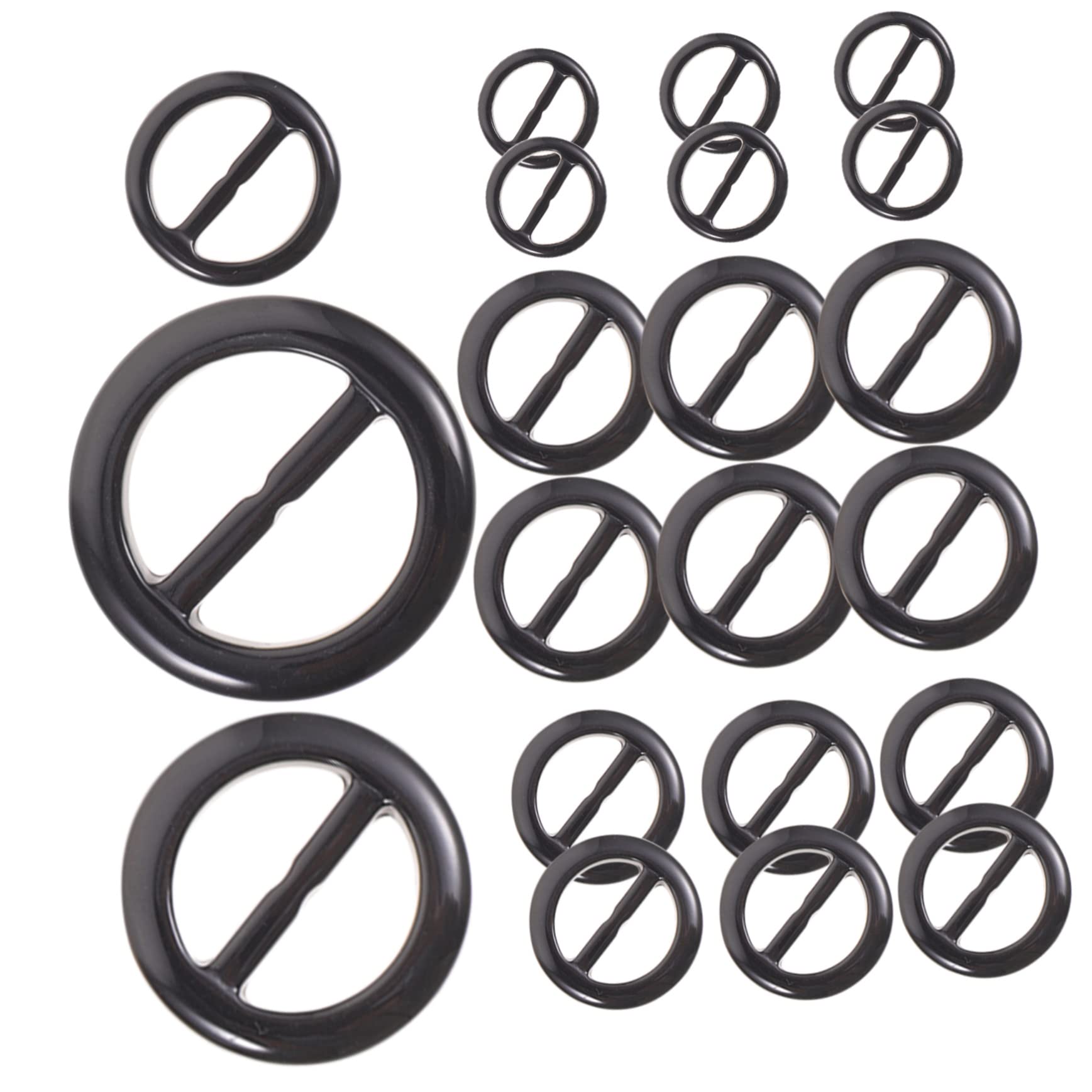 Tofficu 150stücke Teiliges Aus Resin Schalringen Halteclips Shirts Elegante Knotenringe Für Modeaccessoires Für Festliche Anlässe Und Alltag