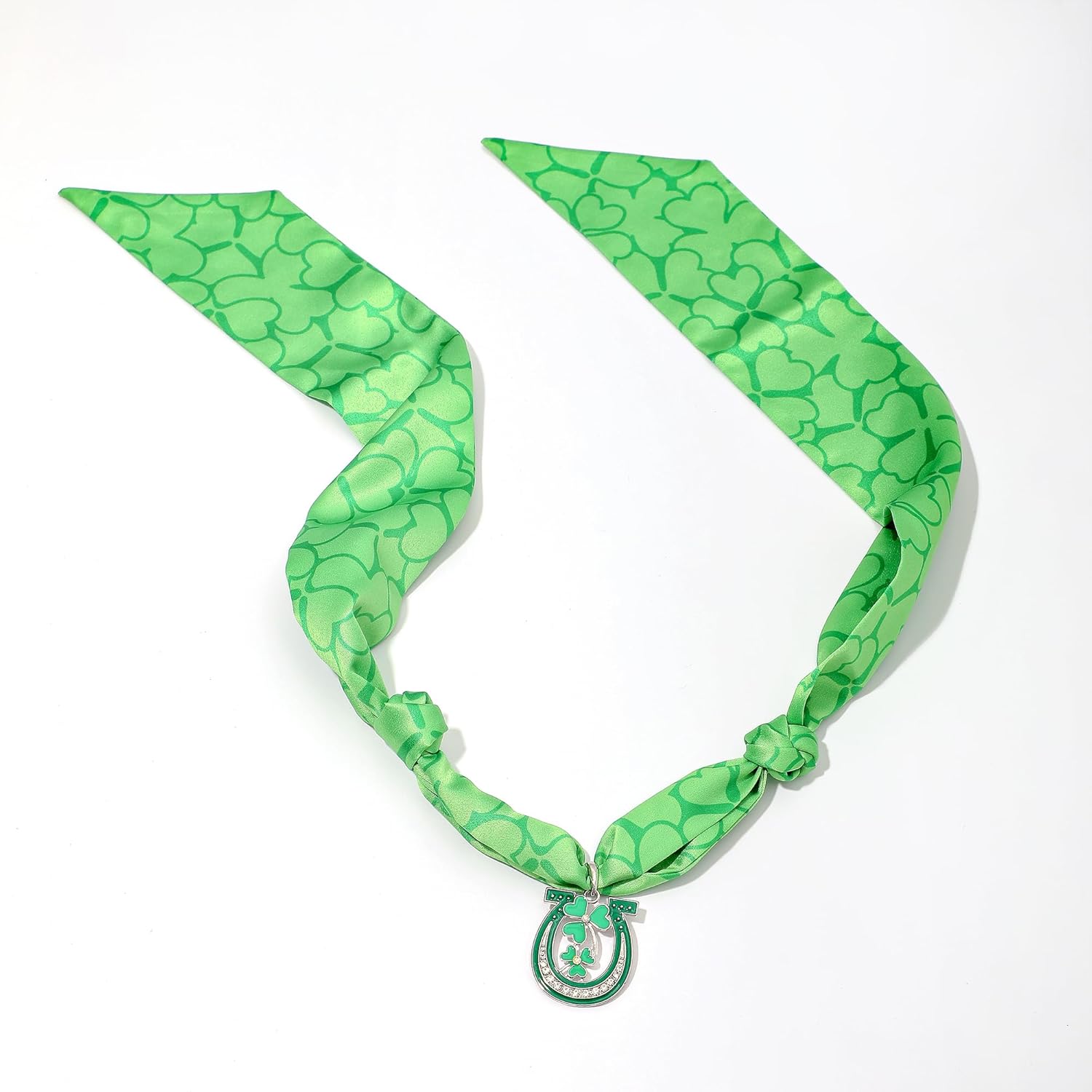 Scarf Necklace for Women Bandana Necklace with Gold Plated Pendant Heart,Cross,Moon, Fashion Jewelry Gifts - Image 6