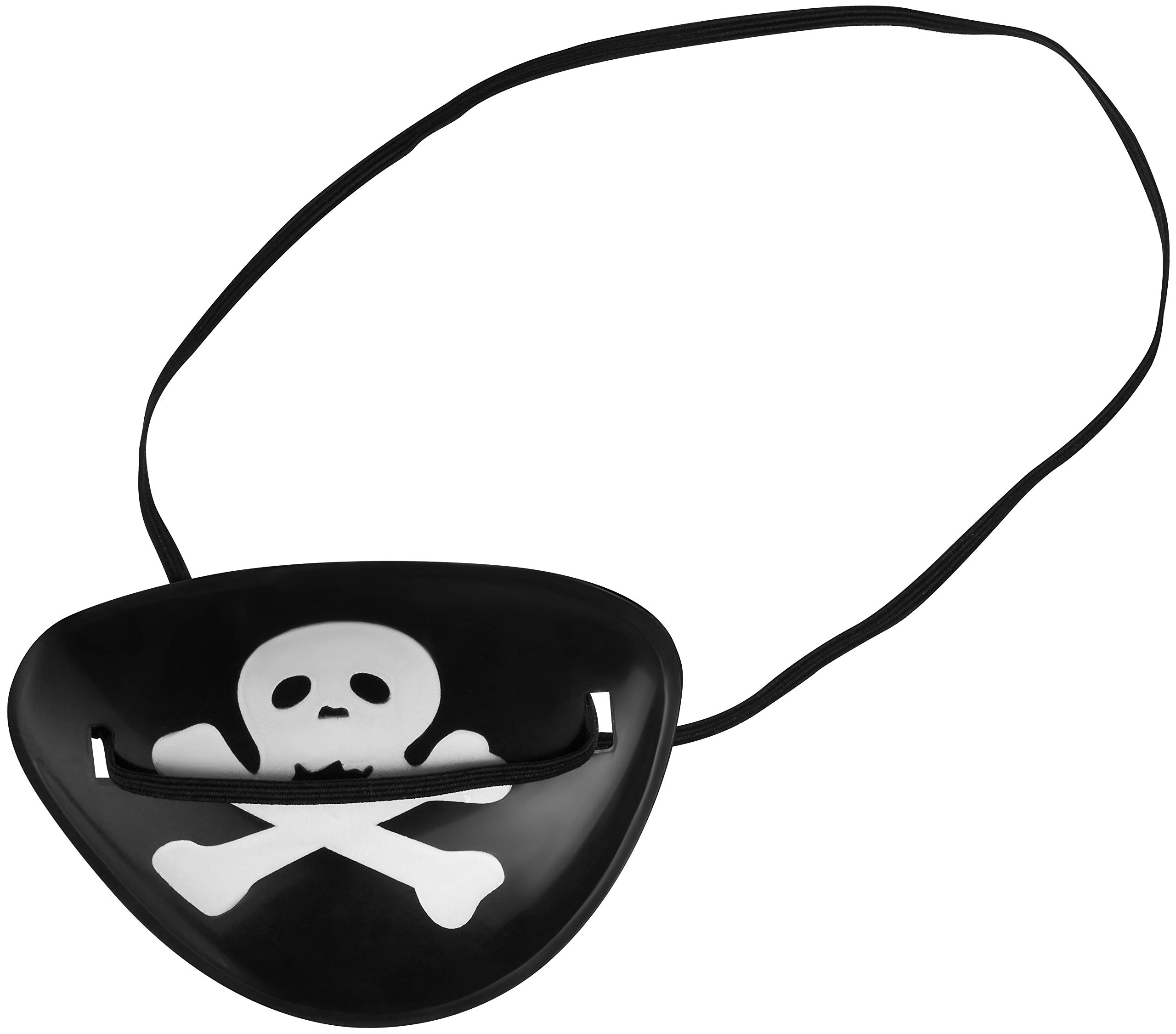 Balinco Pirate set 5-piece for children consisting of Black pirate hat + Pistol + Eye patch + Golden chain with pendant + Pirate hook - Image 4